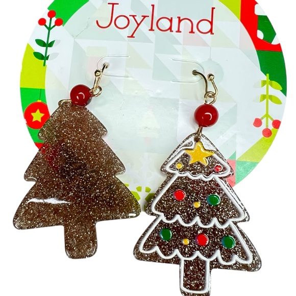 Joyland Christmas Tree Earrings - Picture 2 of 4